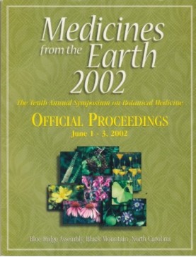2002 Medicines from the Earth Conference